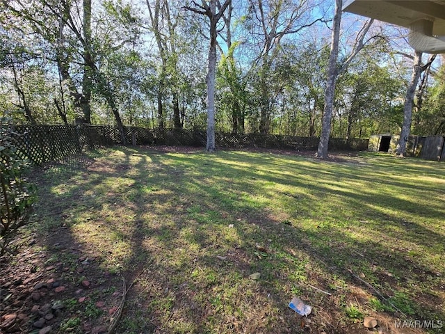 331 Bedford Ter, Prattville, AL 36066 - view of yard with a fenced backyard
