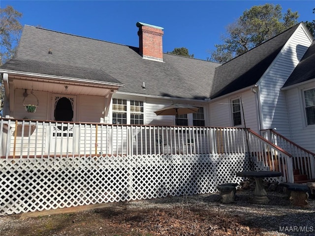 view of rear view of house