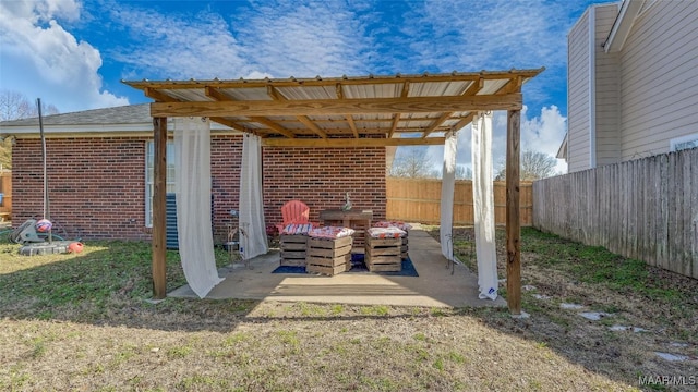 view of patio