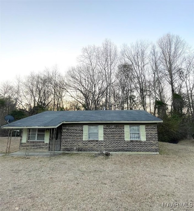 view of ranch-style house