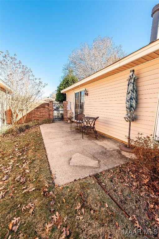 view of patio