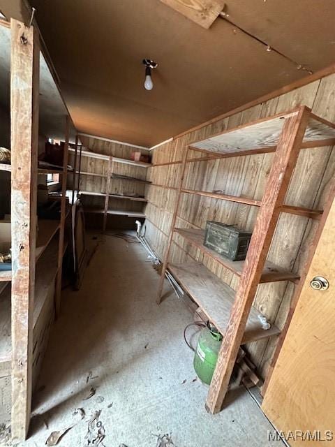 view of storage room