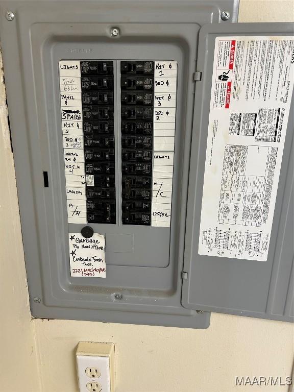 utilities featuring electric panel