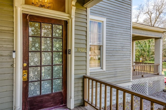 view of property entrance