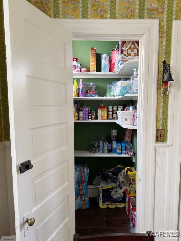 view of pantry