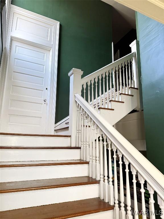 view of stairs