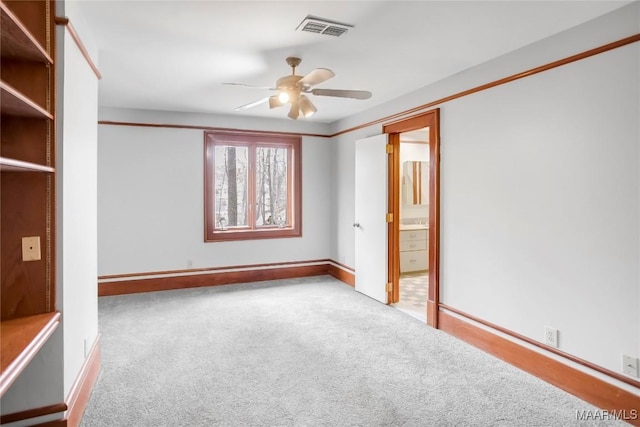 120 Willow Ln, Wetumpka, AL 36092 - unfurnished bedroom with carpet, baseboards, and ceiling fan