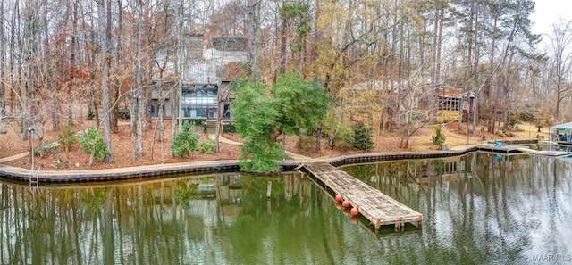 120 Willow Ln, Wetumpka, AL 36092 - dock featuring a water view and stairway