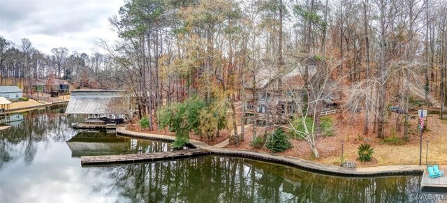 120 Willow Ln, Wetumpka, AL 36092 - dock area featuring a water view