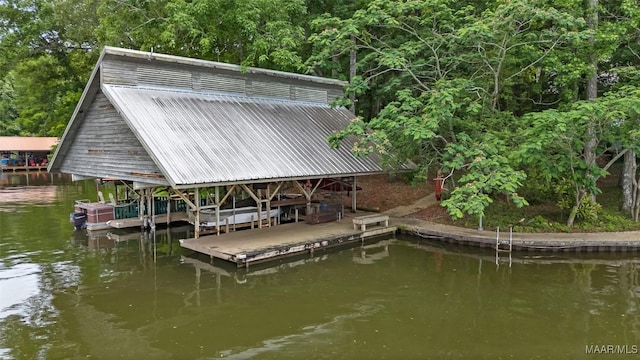 120 Willow Ln, Wetumpka, AL 36092 - dock featuring a water view
