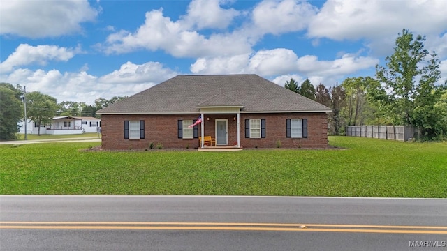 541 Baltzer Rd, Wetumpka, AL 36092 - view of front of property featuring brick siding and a shingled roof