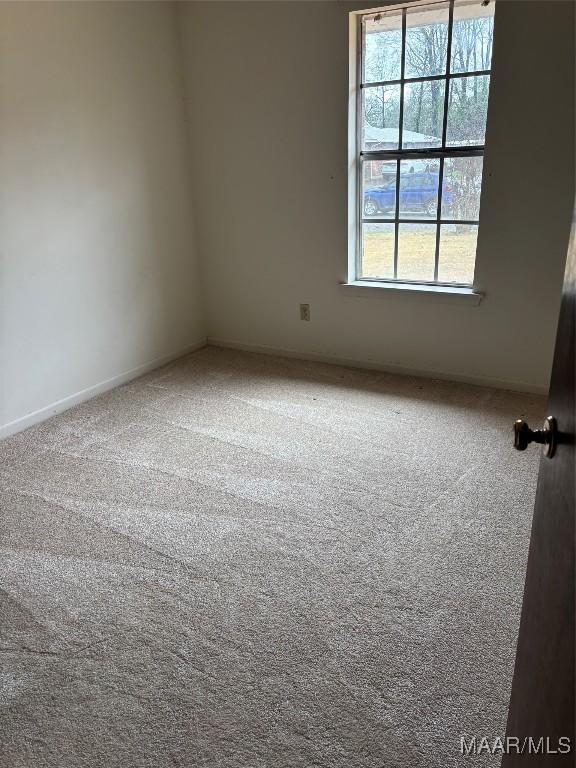 spare room with carpet flooring