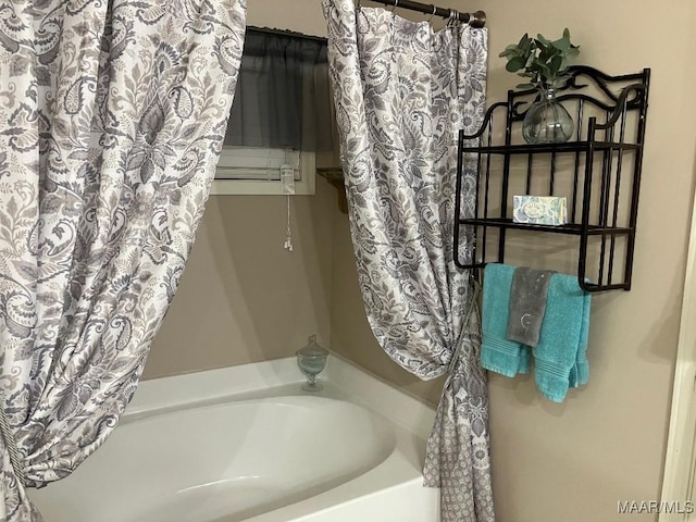 full bathroom with a bathtub