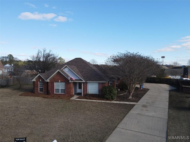 view of ranch-style home