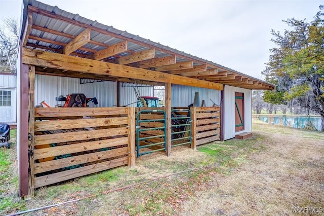 view of stable