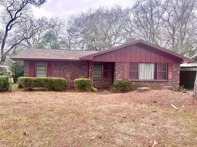 view of ranch-style home