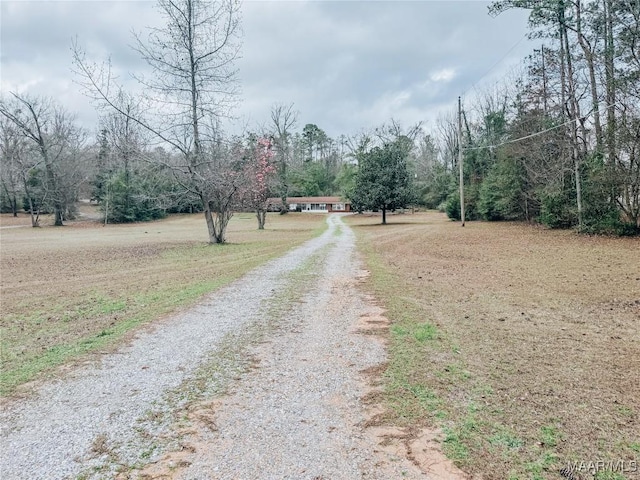 view of road