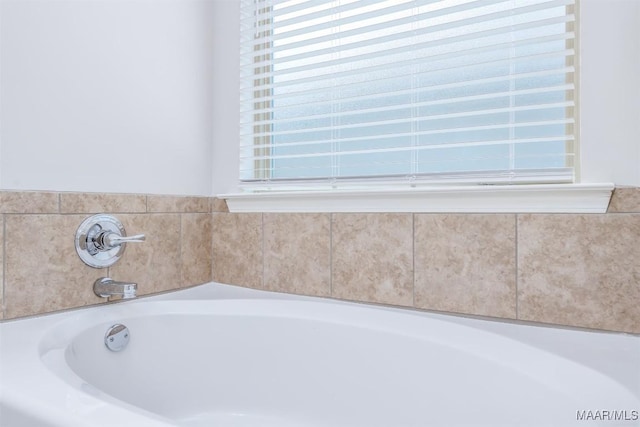 bathroom with a bathing tub