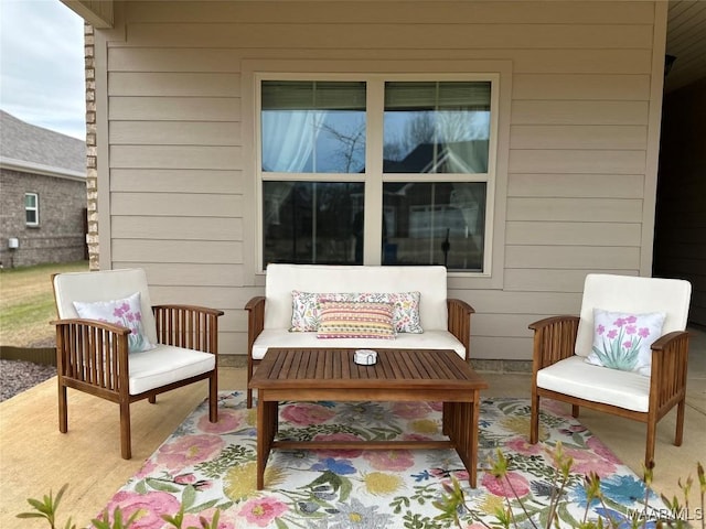 view of patio / terrace with outdoor lounge area