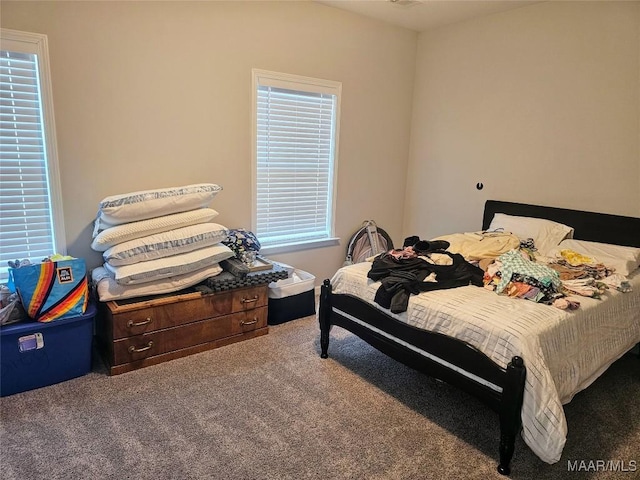 bedroom featuring carpet floors