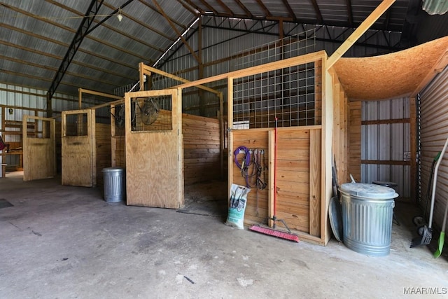 view of stable