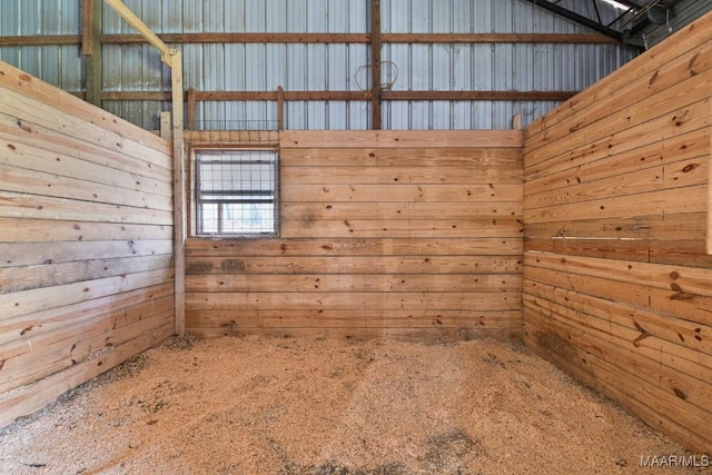 view of horse barn