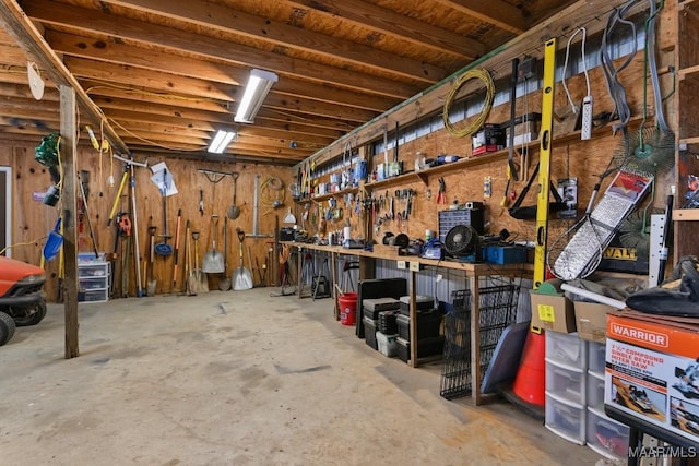 view of storage room