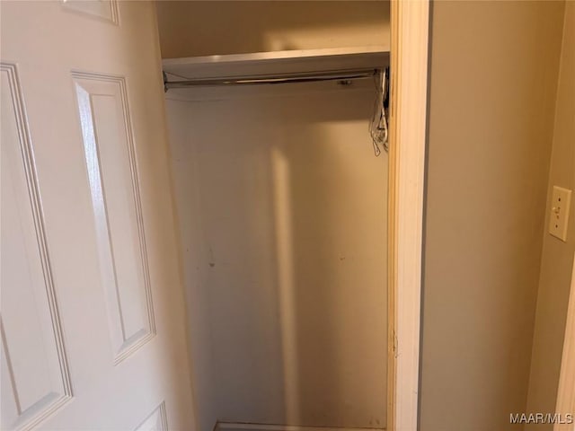 view of closet