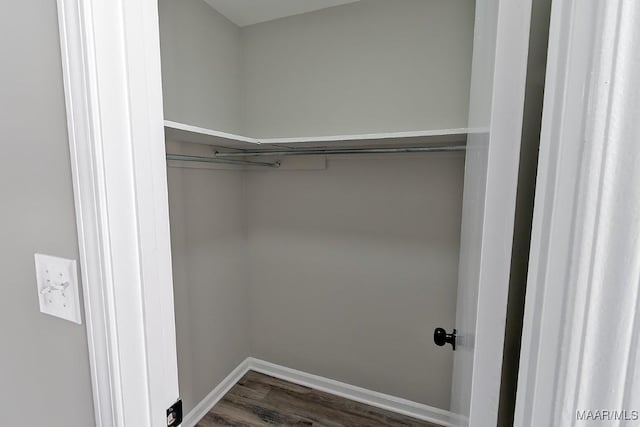 view of closet