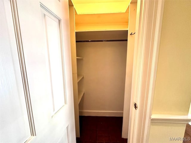 view of closet