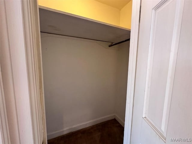 view of closet