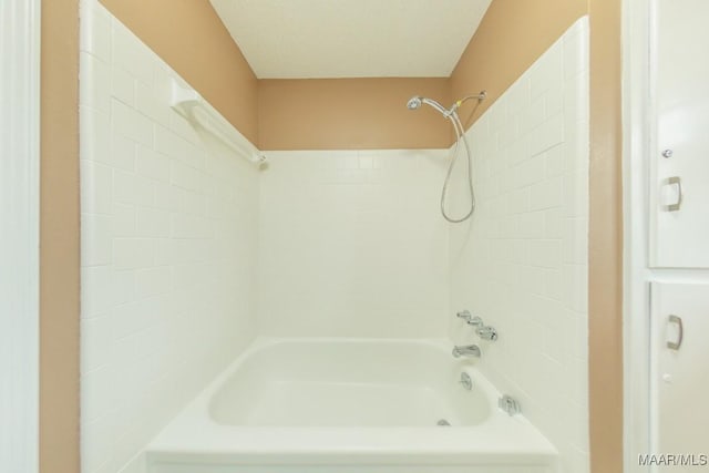 bathroom featuring bathtub / shower combination