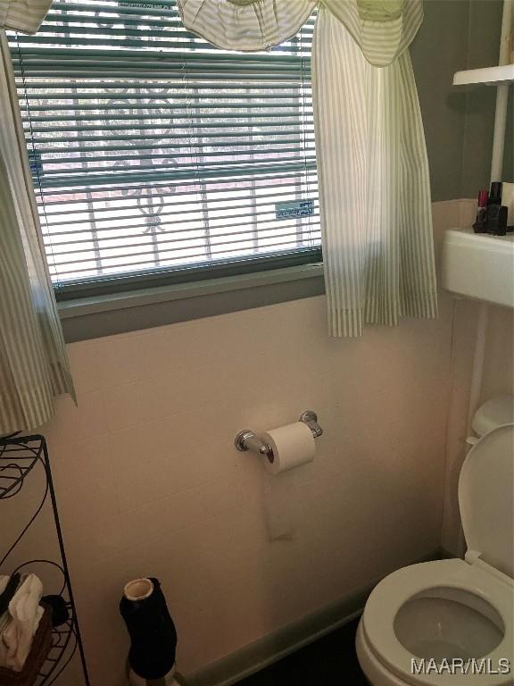 bathroom with toilet