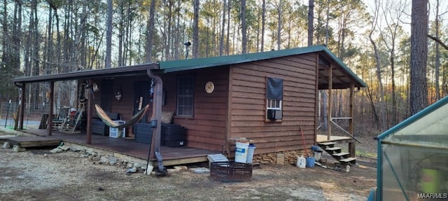 view of outbuilding featuring an outdoor structure