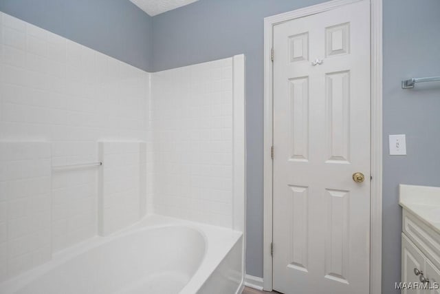 full bathroom with vanity