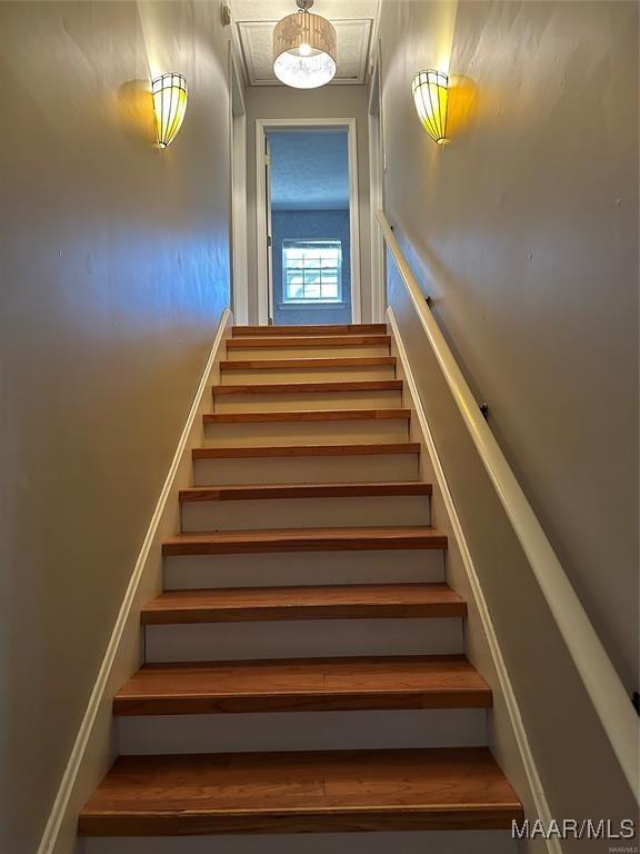 view of stairs