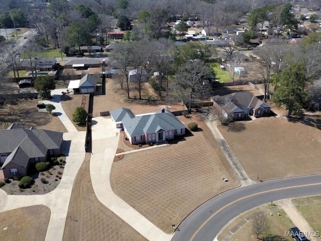 birds eye view of property featuring a residential view