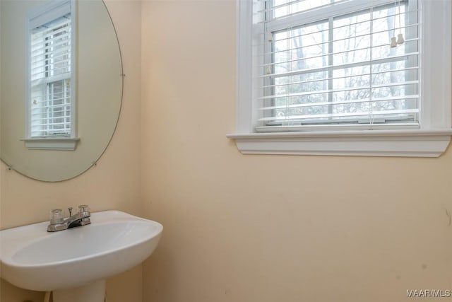 bathroom with a sink