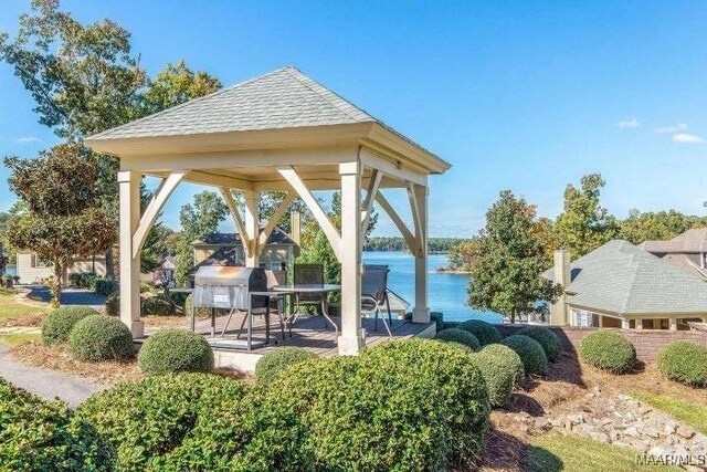 63 Point Cir, Dadeville, AL 36853 - view of home's community featuring a water view and a gazebo