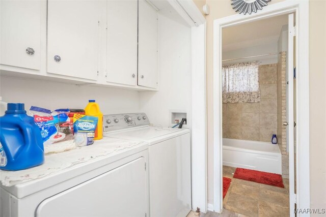 5217 W Shades Valley Dr, Montgomery, AL 36108 - washroom with washing machine and dryer and cabinet space