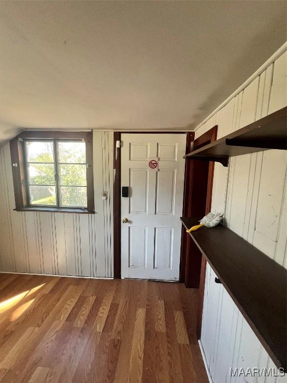 interior space featuring dark wood finished floors