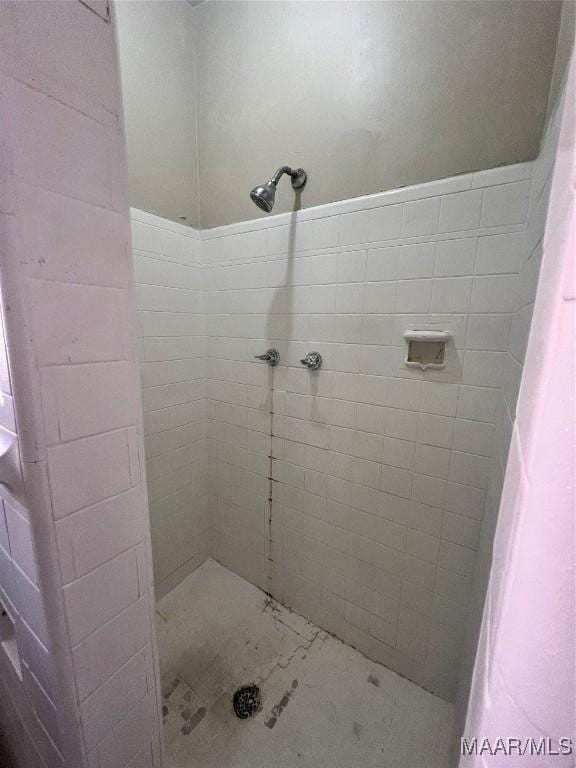 full bathroom with a stall shower