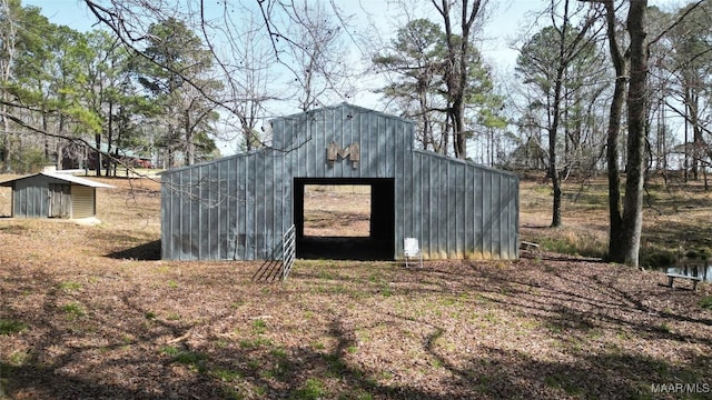 view of outbuilding with an outdoor structure