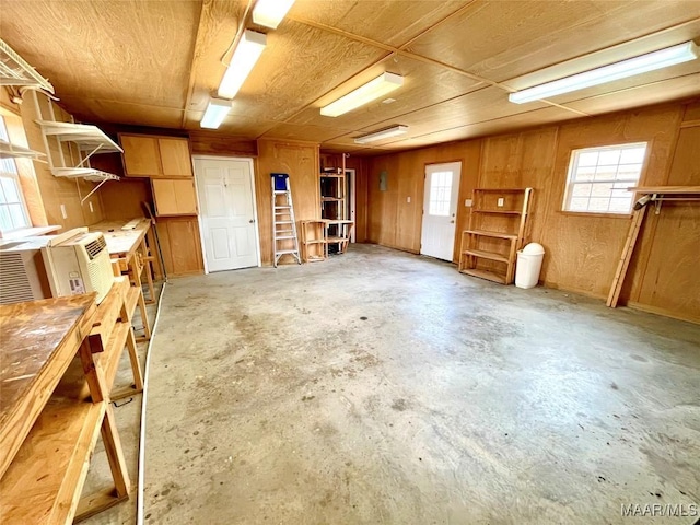 view of below grade area
