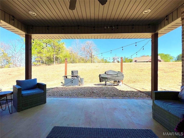 view of patio