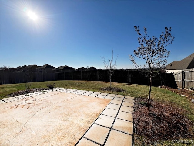 view of patio / terrace featuring a fenced backyard