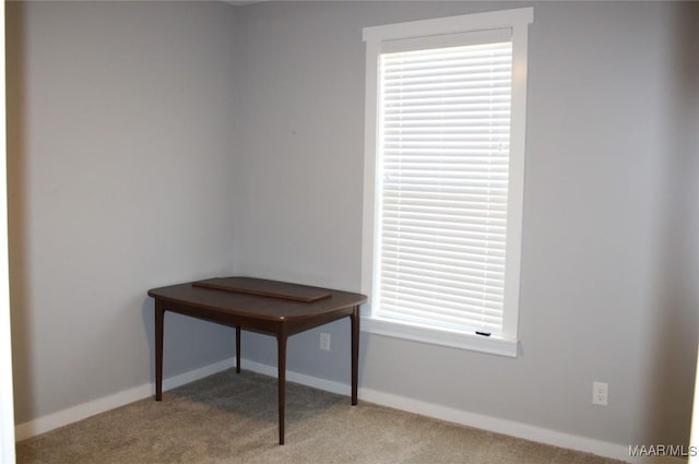 interior space with baseboards