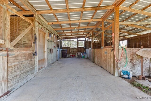 view of stable