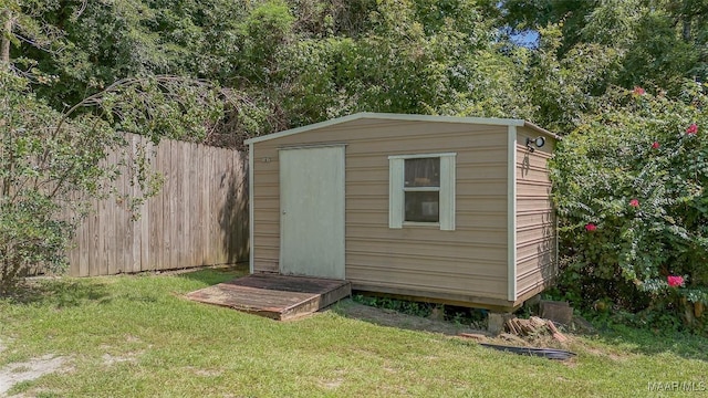 125 Greenfield Pl, Wetumpka, AL 36093 - view of shed with fence