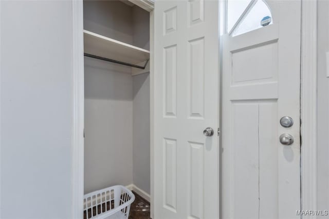 view of closet